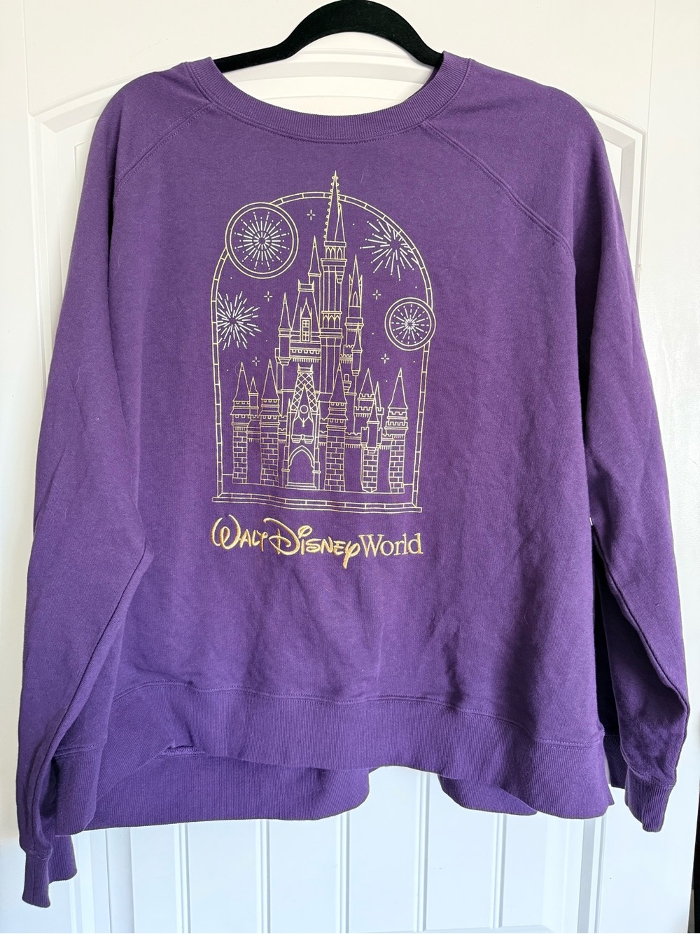 Disney Purple Walt Disney World Castle Graphic Sweatshirt